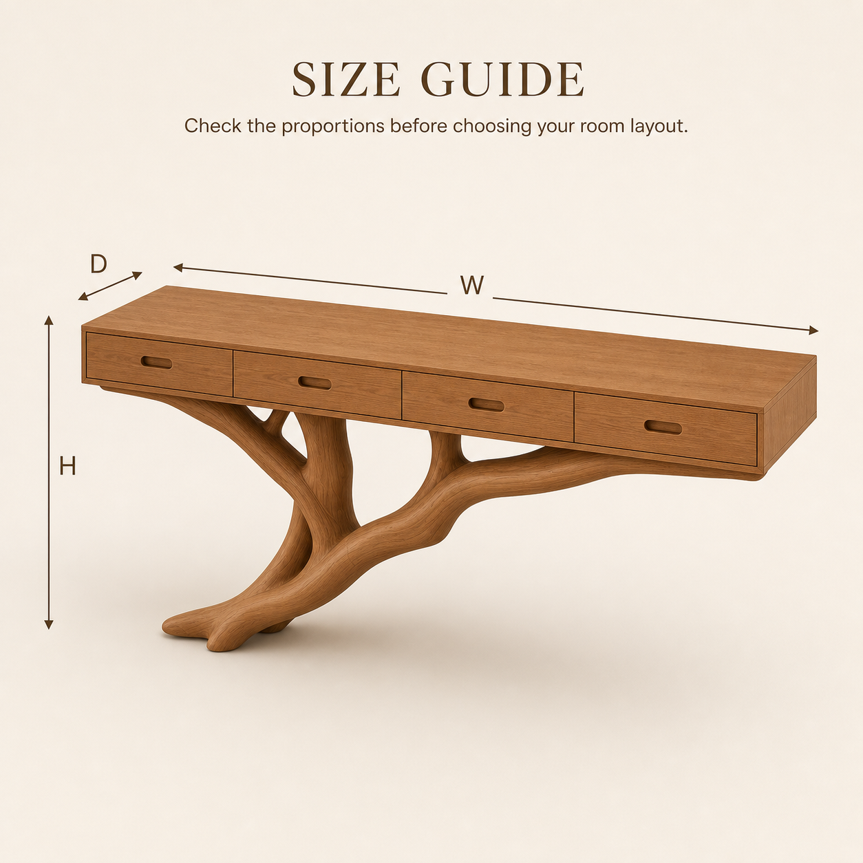 Brielle Sculpted Hall Console Table - Design 570 - product image 08