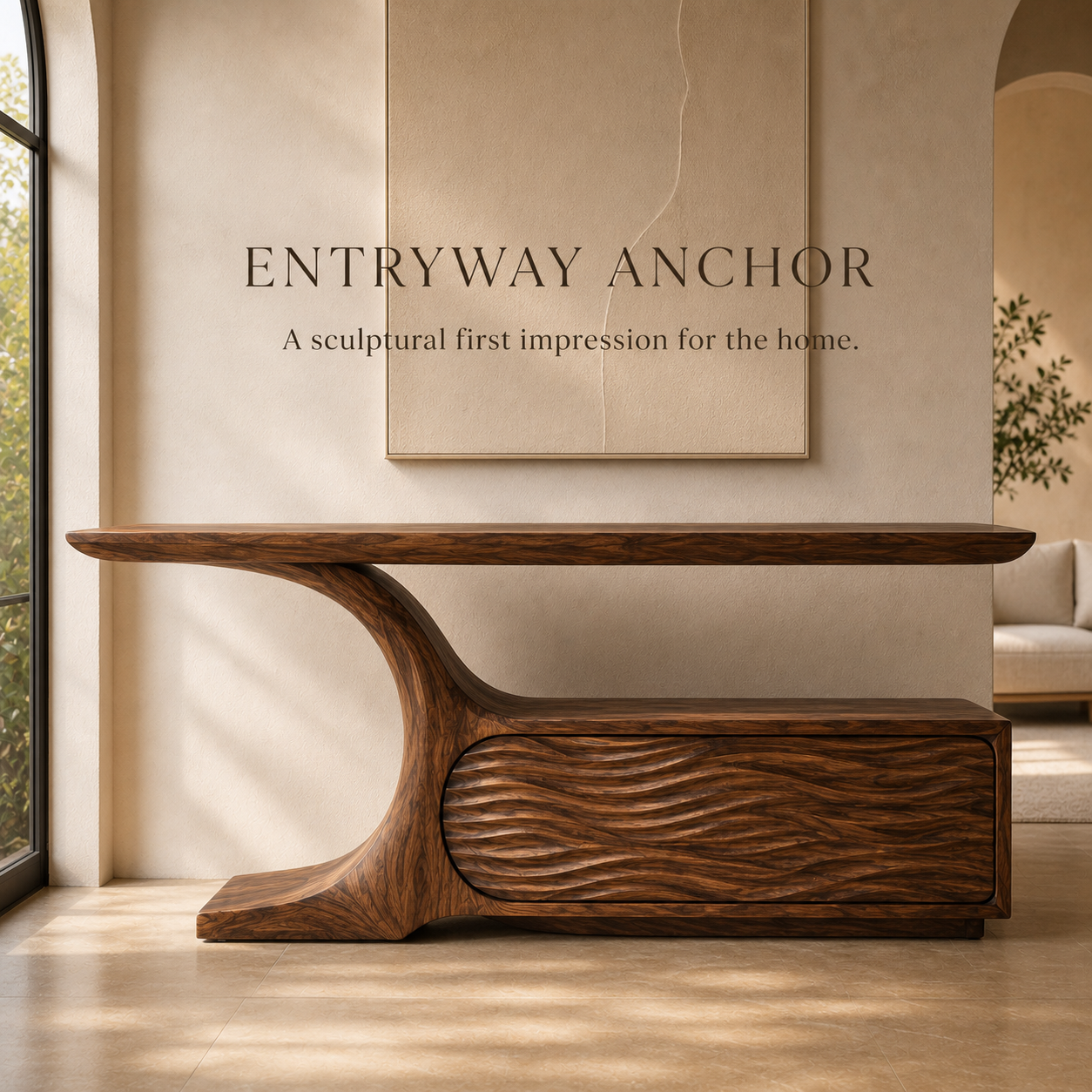 Orin Organic Modern Console Table - Design 571 - product image 02