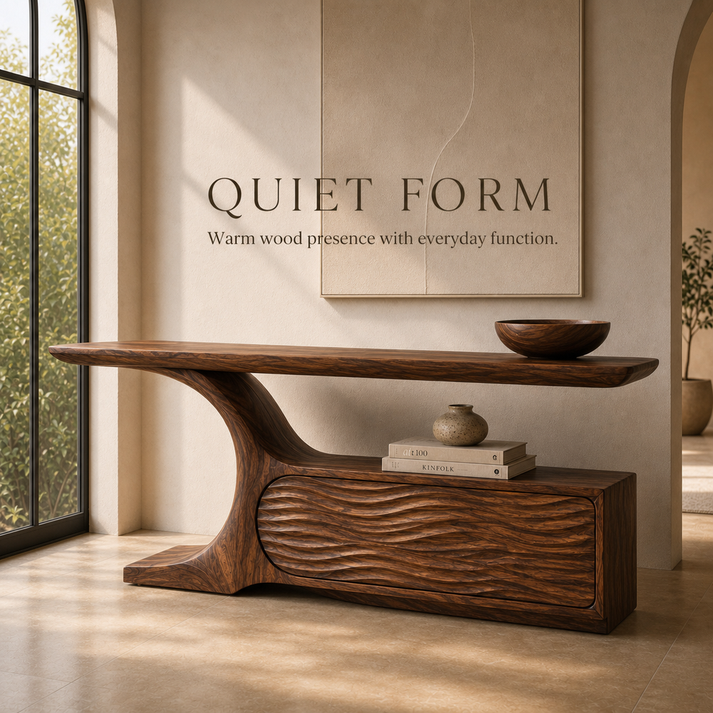 Orin Organic Modern Console Table - Design 571 - product image 03