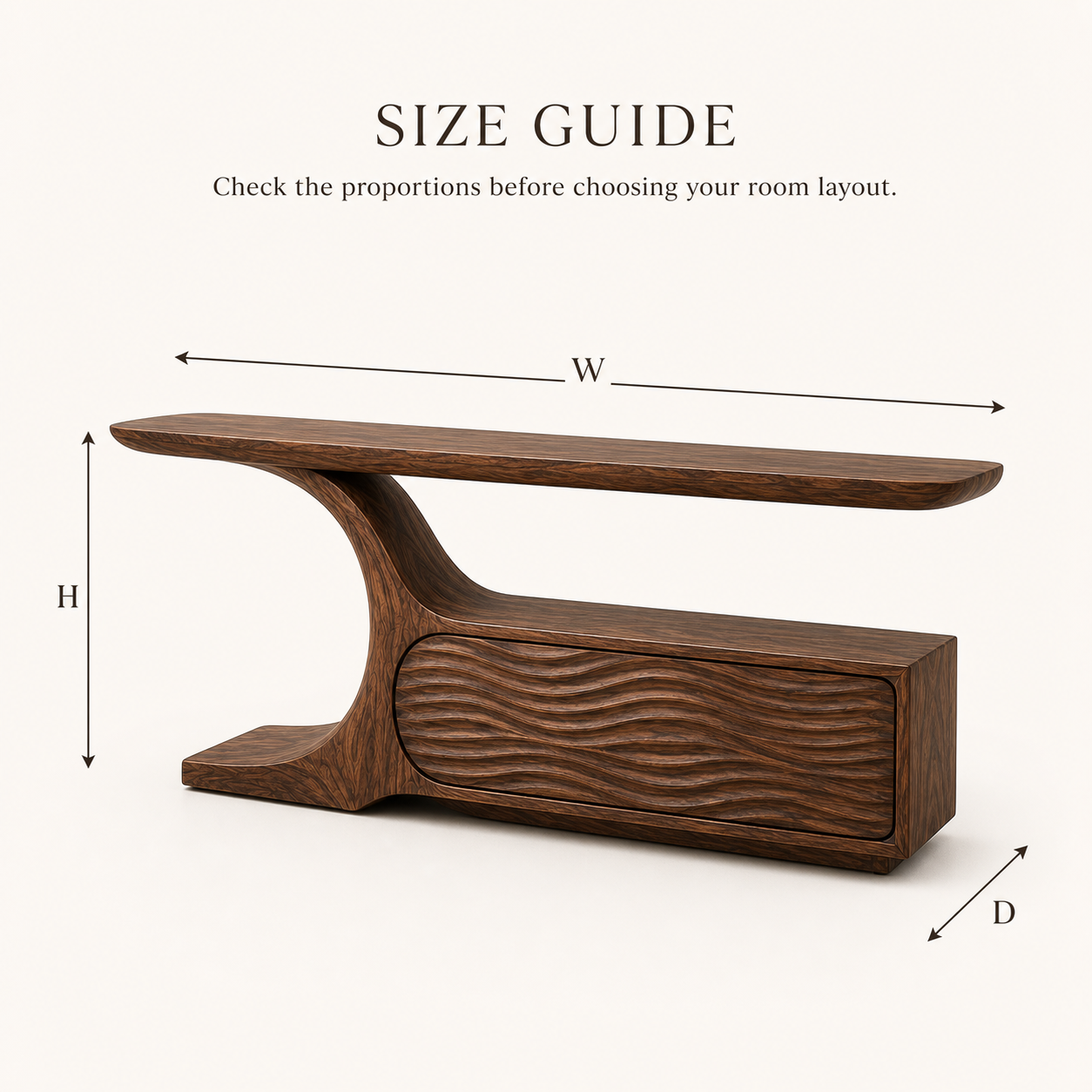 Orin Organic Modern Console Table - Design 571 - product image 08