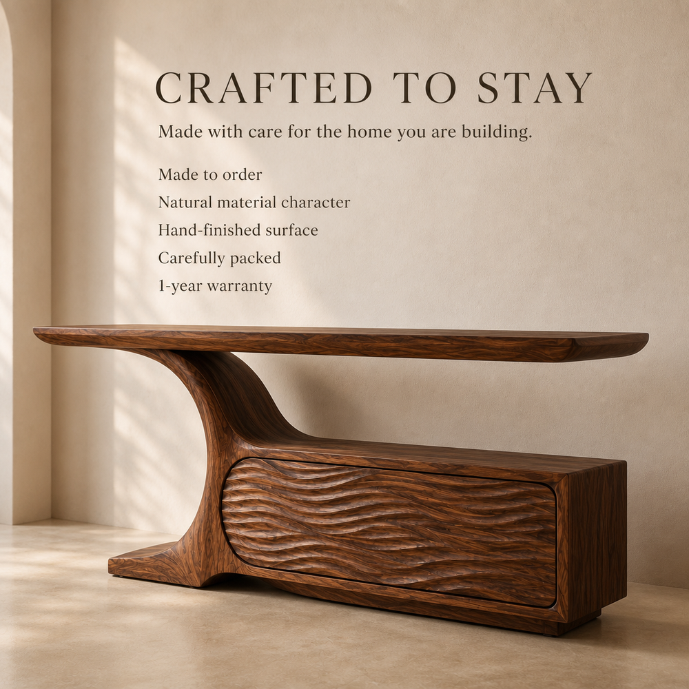 Orin Organic Modern Console Table - Design 571 - product image 09