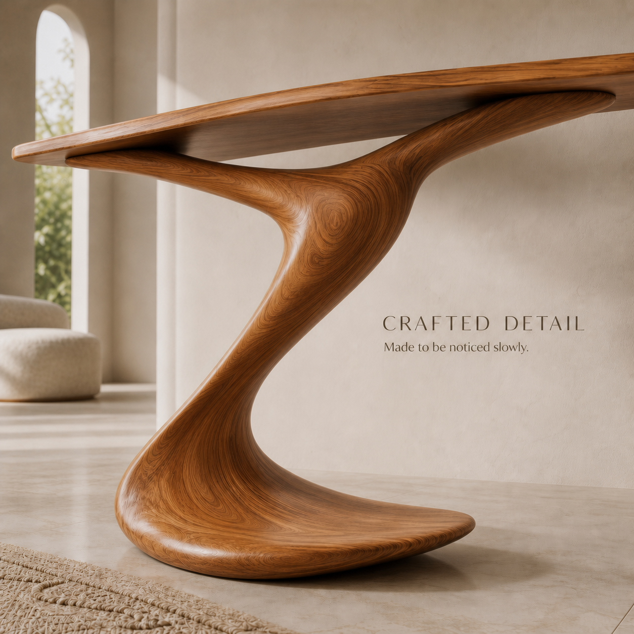 Selene Rounded Foyer Console Table - Design 572 - product image 06