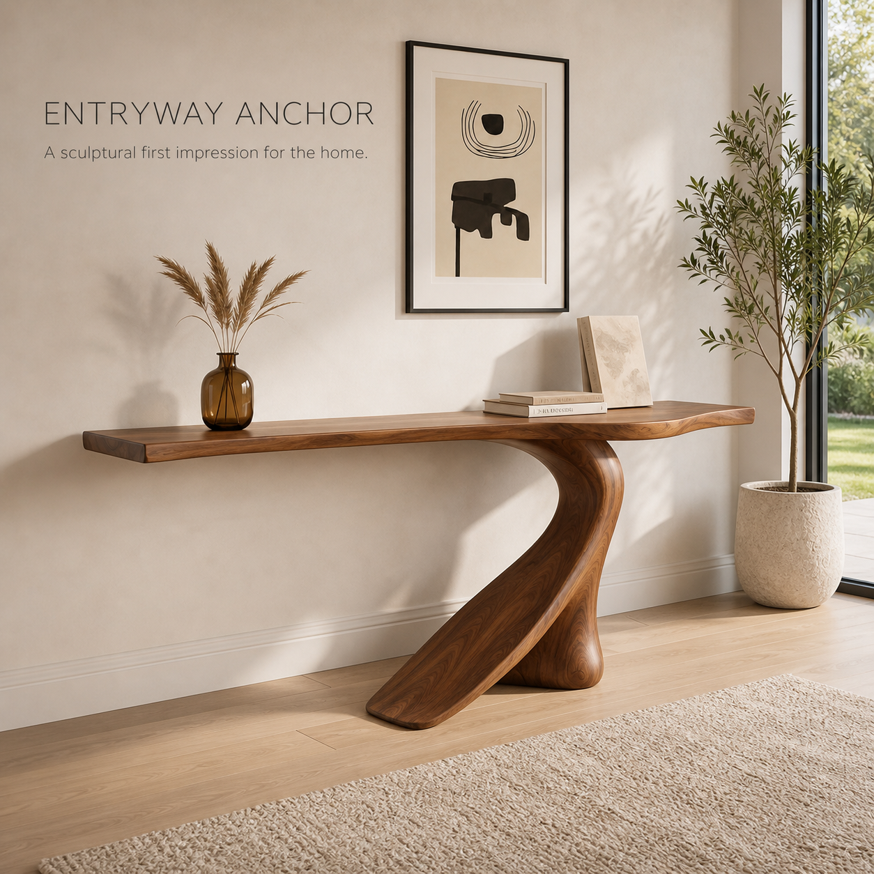 Mira Flow Wood Console Table - Design 574 - product image 02