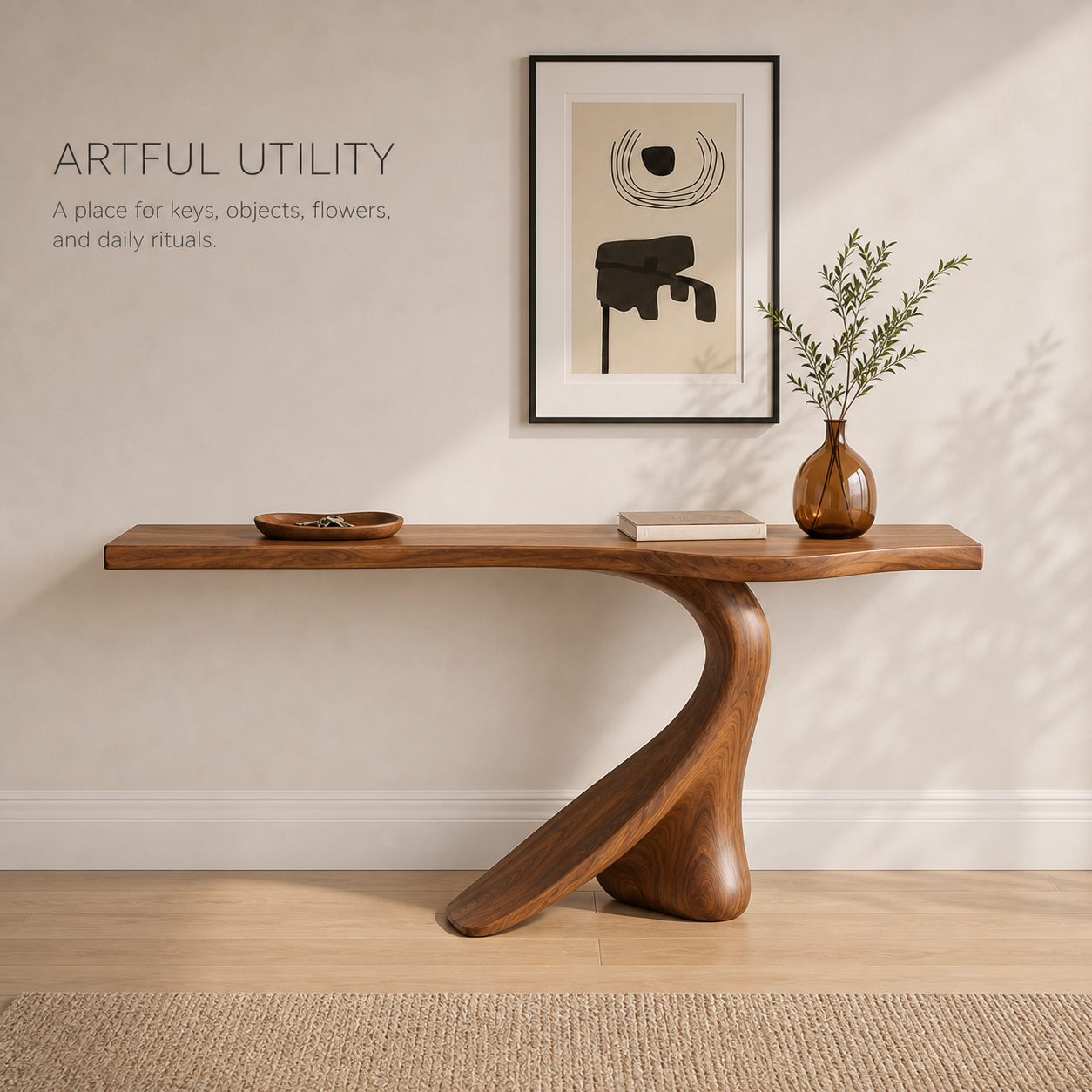 Mira Flow Wood Console Table - Design 574 - product image 07