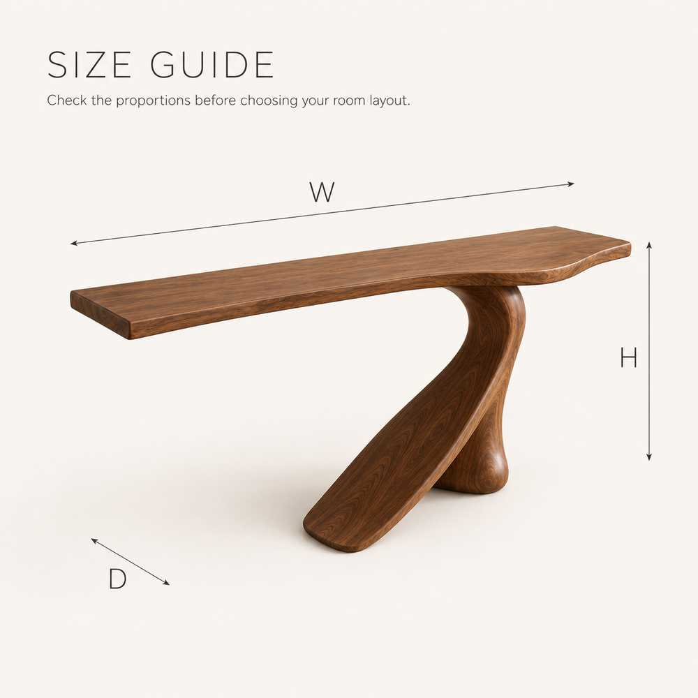 Mira Flow Wood Console Table - Design 574 - product image 08