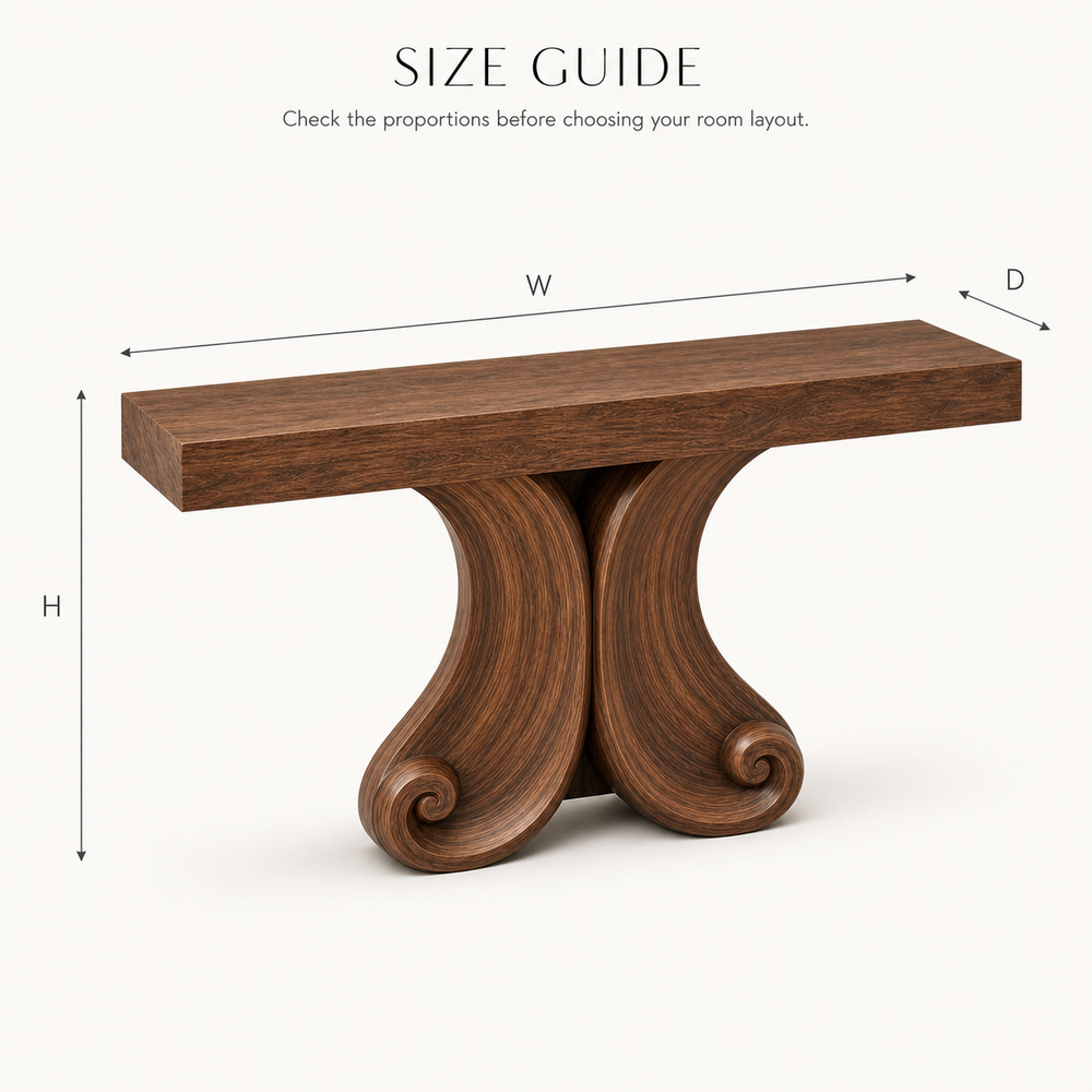 Talia Soft Edge Console Table - Design 575 - product image 08