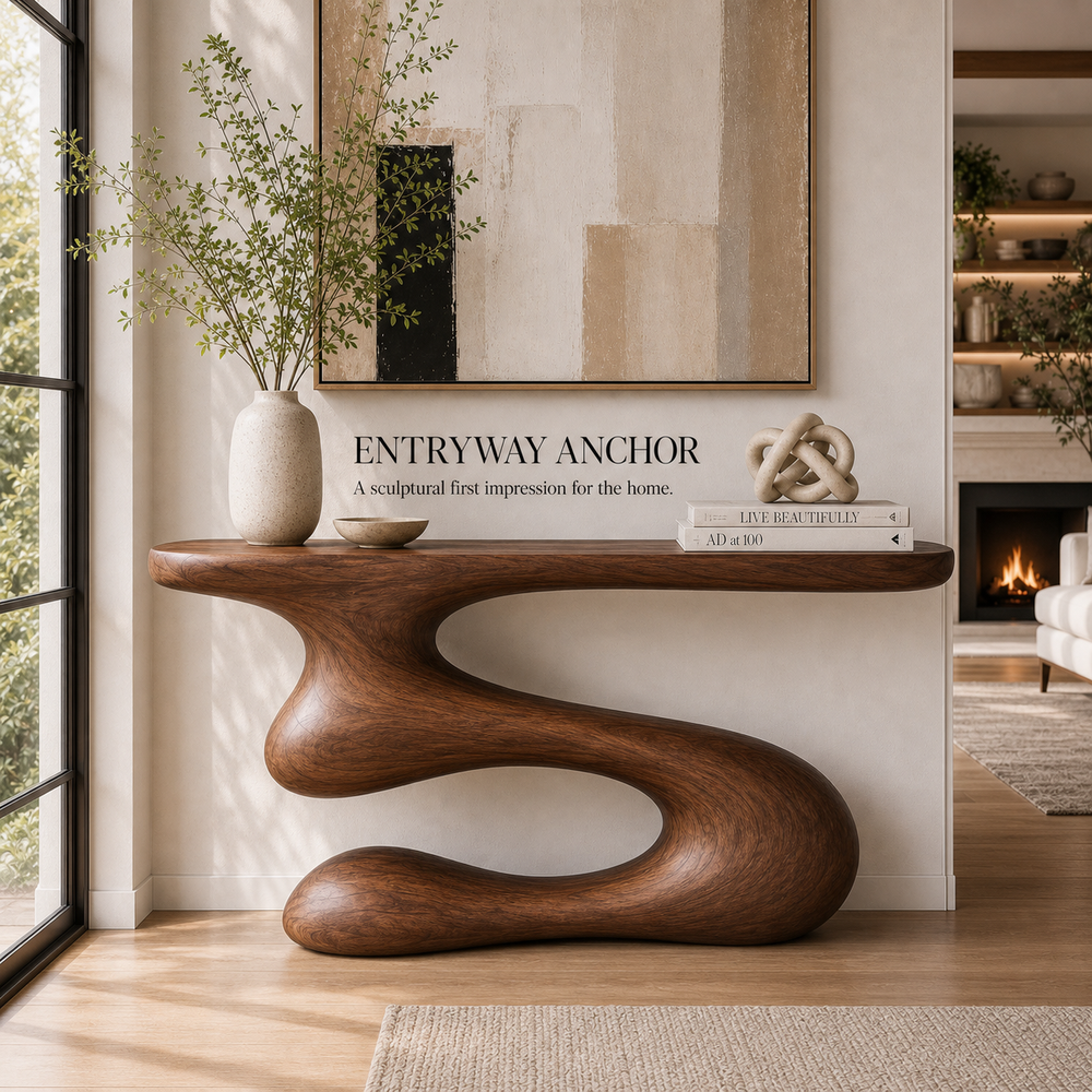 Vale Sculptural Entry Console Table - Design 576 - product image 02