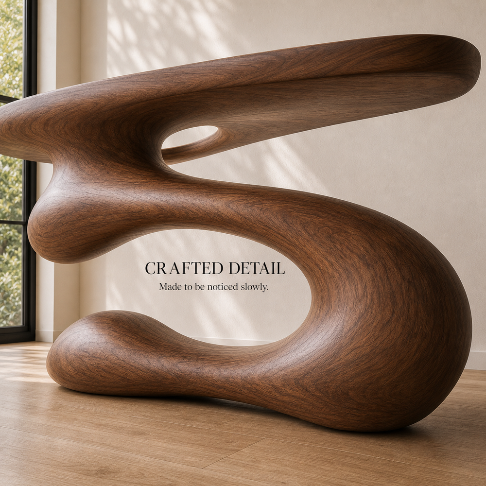 Vale Sculptural Entry Console Table - Design 576 - product image 06