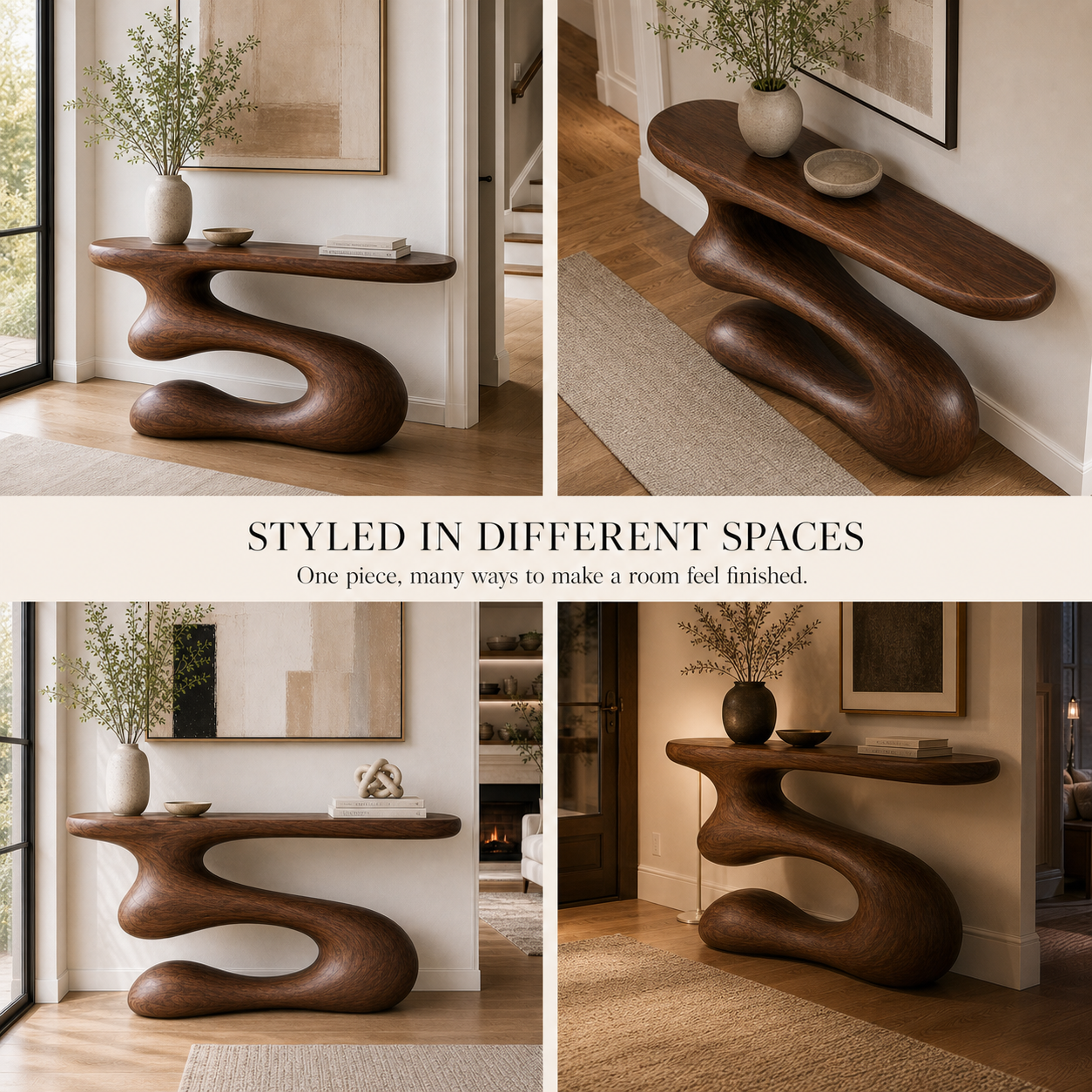 Vale Sculptural Entry Console Table - Design 576 - product image 10
