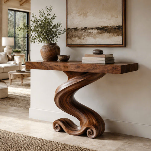 Celine Warm Modern Console Table - Design 578 - main view