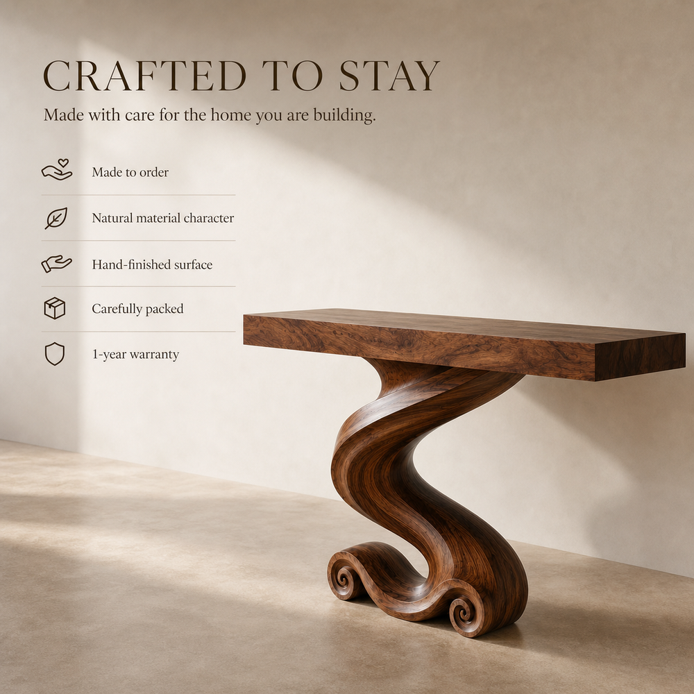 Celine Warm Modern Console Table - Design 578 - product image 09