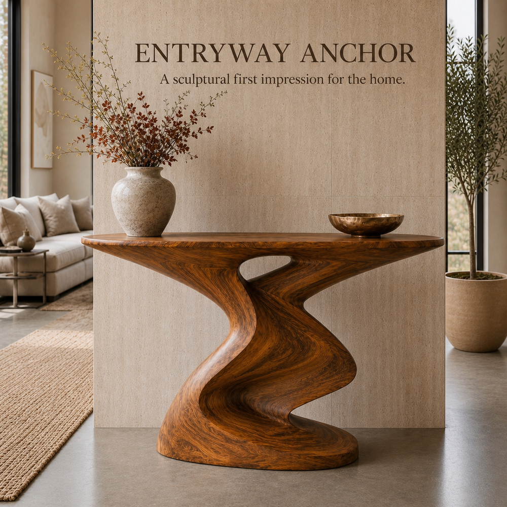 Aurelle Sculptural Console Table - Design 581 - product image 02
