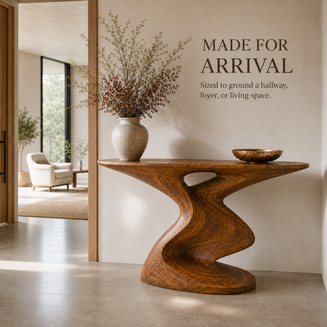Aurelle Sculptural Console Table - Design 581 - product image 04