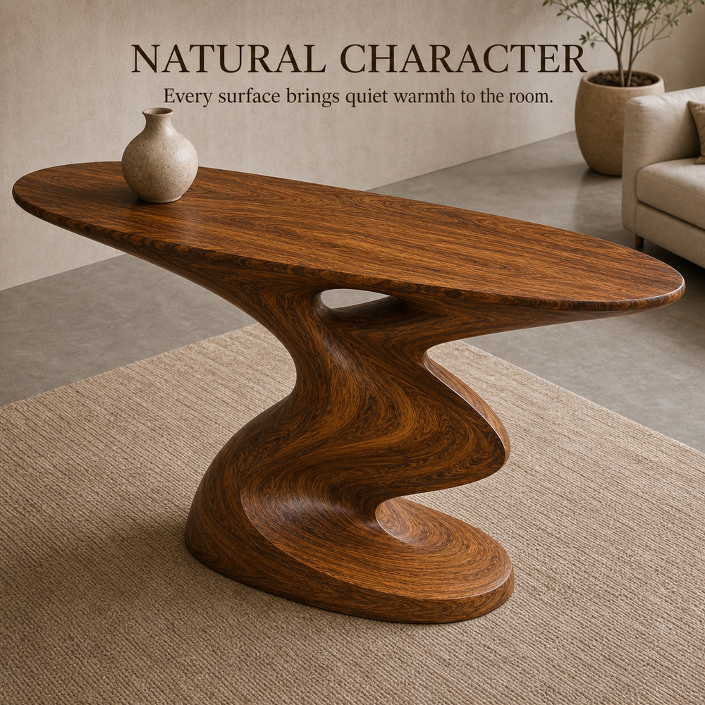 Aurelle Sculptural Console Table - Design 581 - product image 05