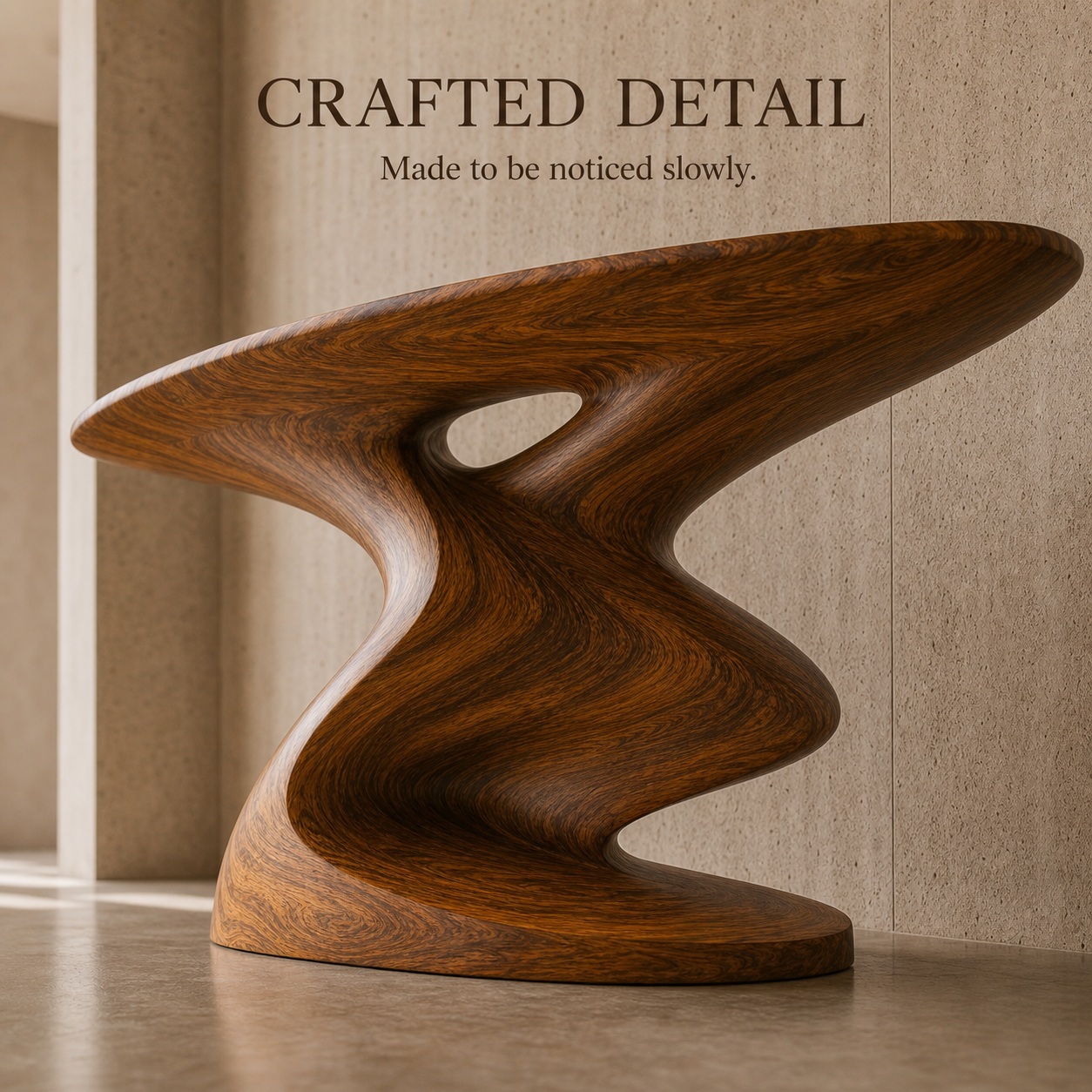 Aurelle Sculptural Console Table - Design 581 - product image 06
