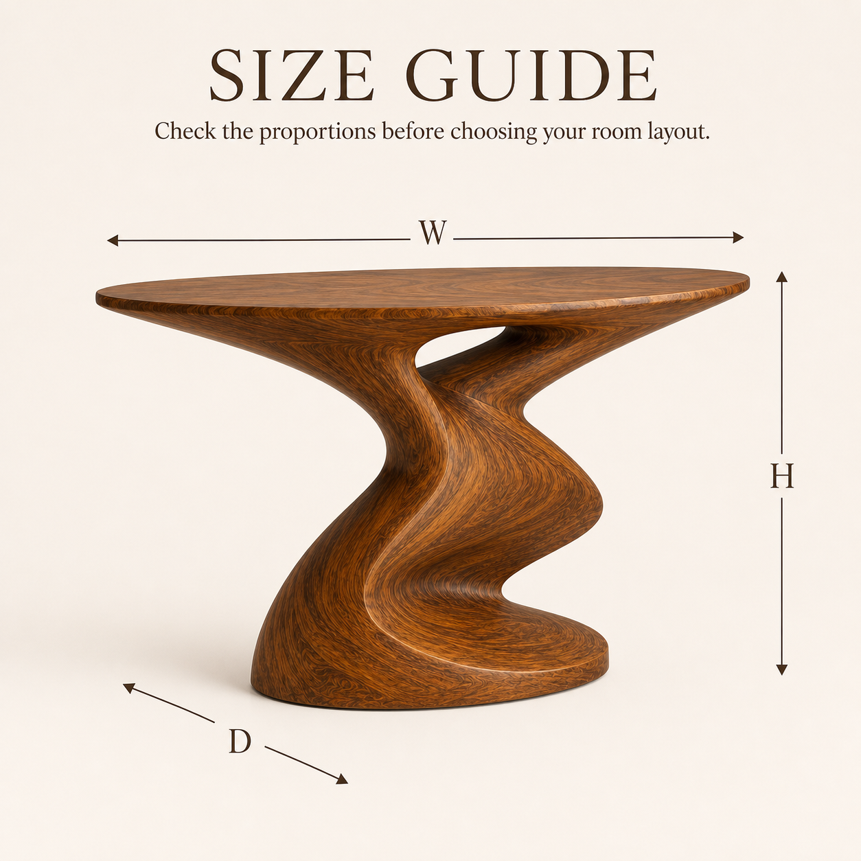 Aurelle Sculptural Console Table - Design 581 - product image 08