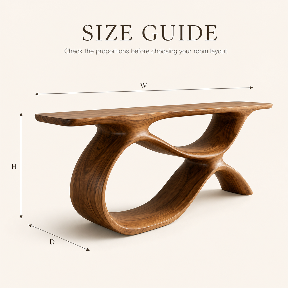 Caldera Organic Hall Console Table - Design 583 - product image 08