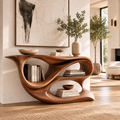 Soren Rounded Wood Console Table - Design 584 - main view