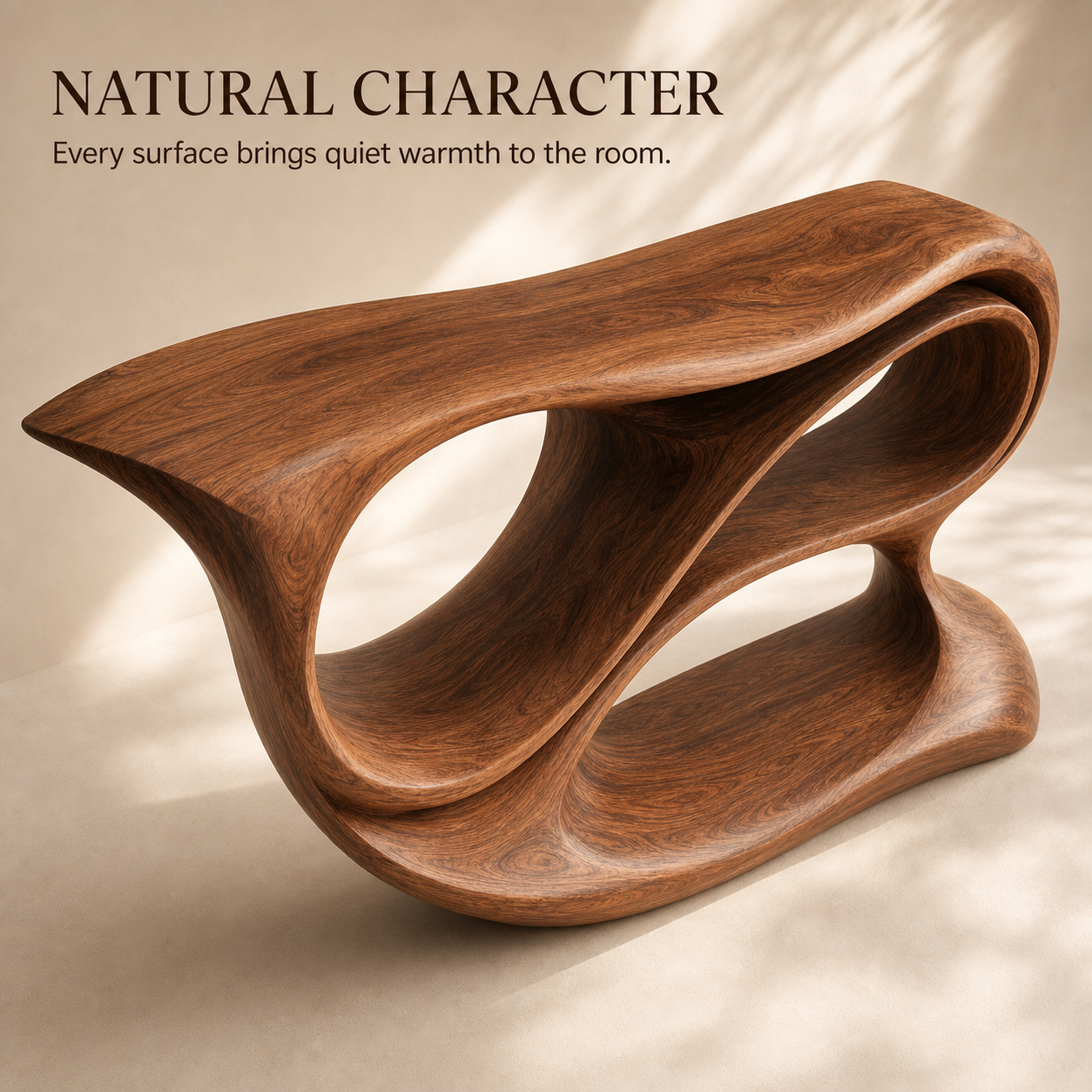Soren Rounded Wood Console Table - Design 584 - product image 05