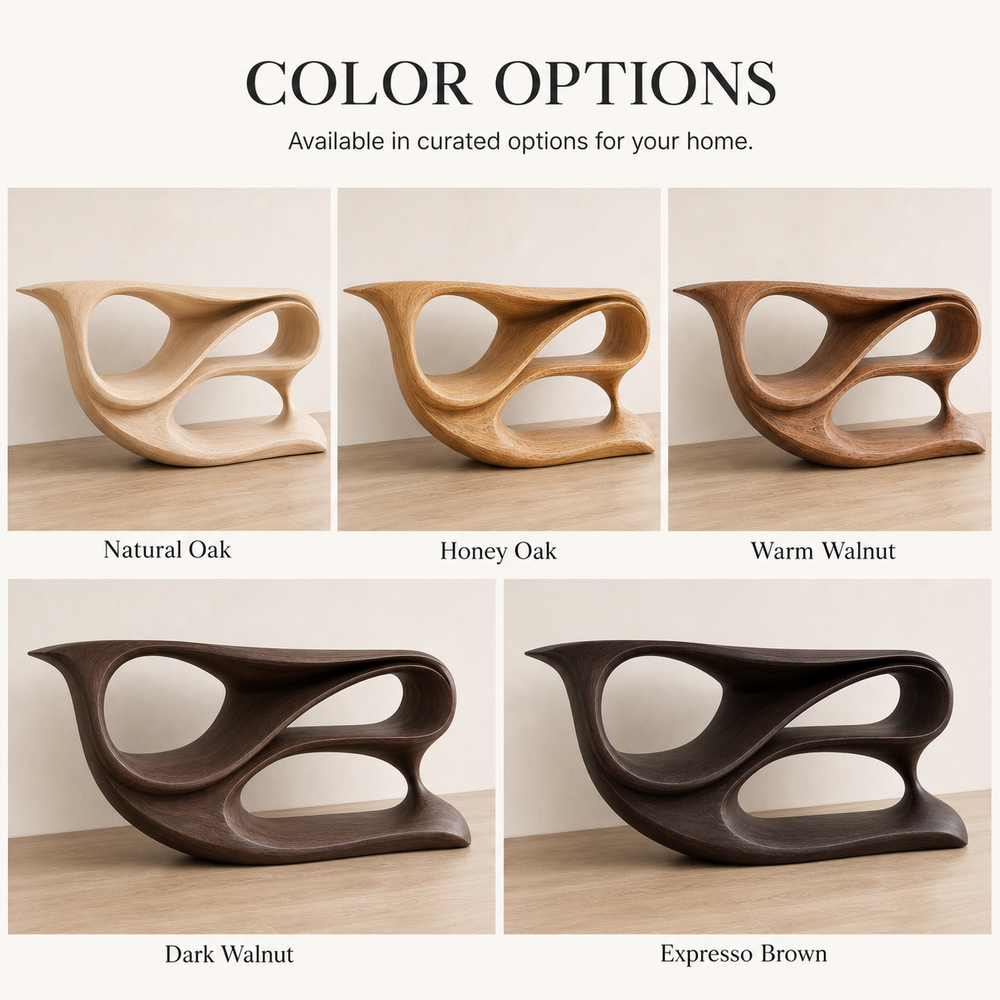 Soren Rounded Wood Console Table - Design 584 - product image 11