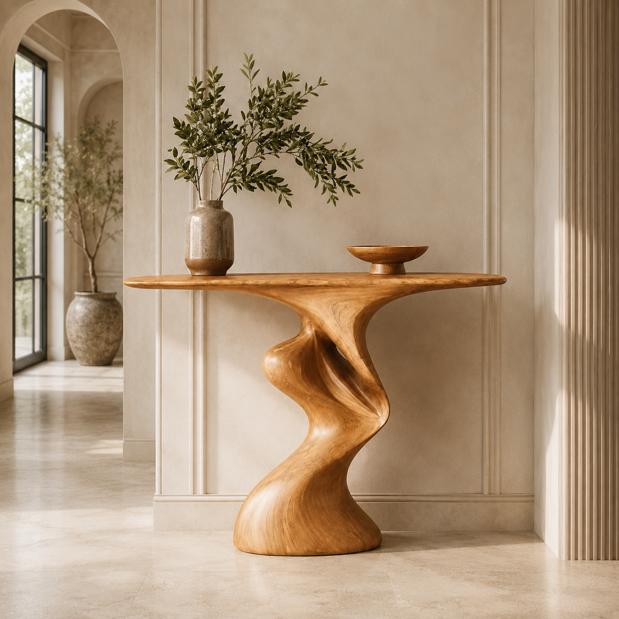 Nolan Arc Entry Console Table - Design 587 - main view