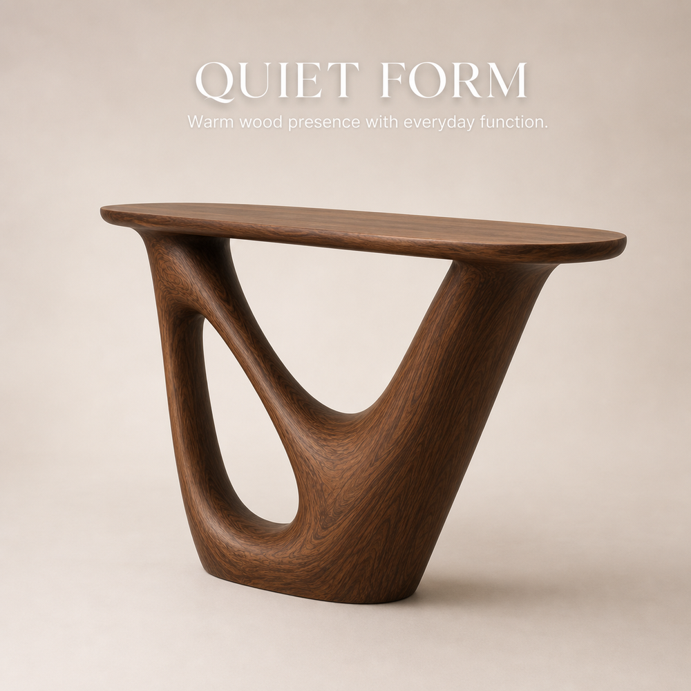 Liora Warm Walnut Console Table - Design 588 - product image 03