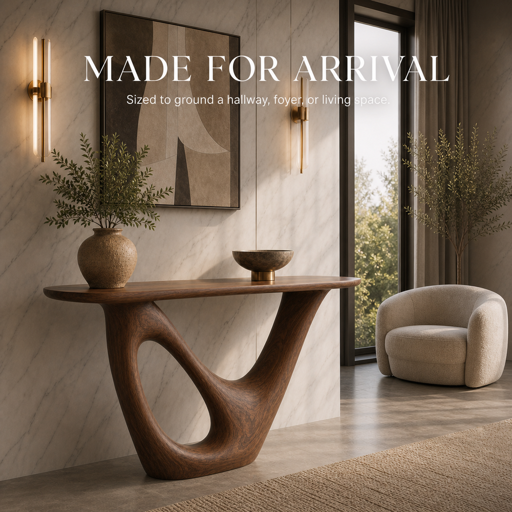 Liora Warm Walnut Console Table - Design 588 - product image 04