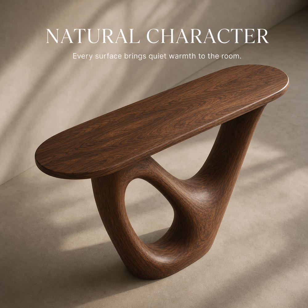 Liora Warm Walnut Console Table - Design 588 - product image 05