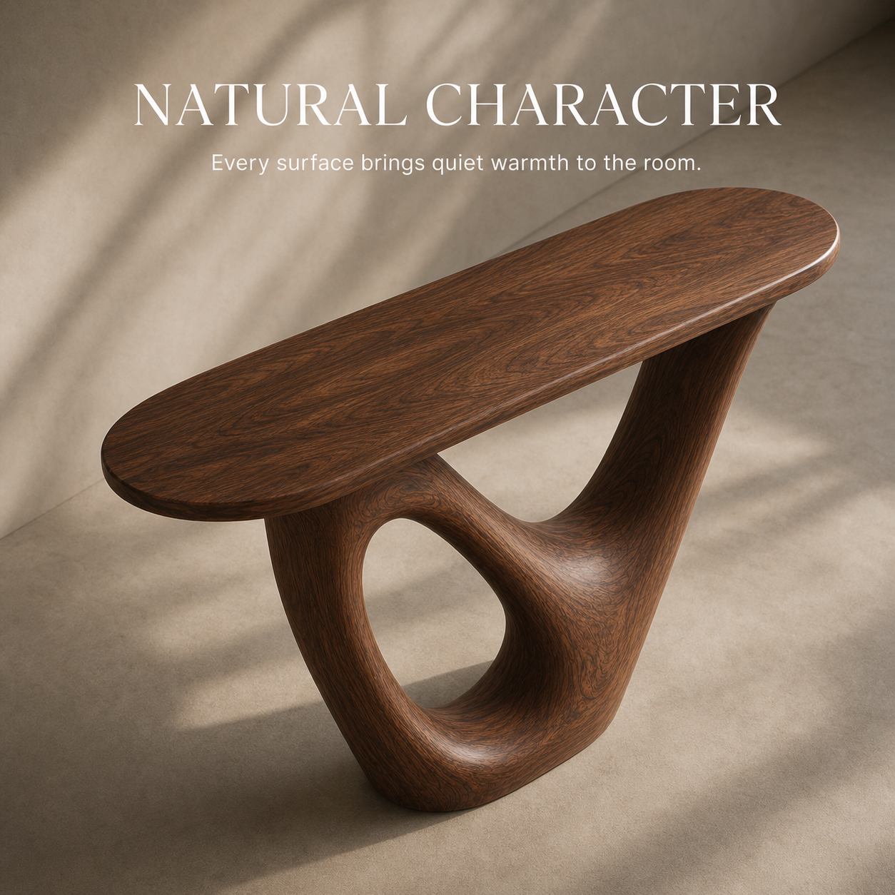 Liora Warm Walnut Console Table - Design 588 - product image 05
