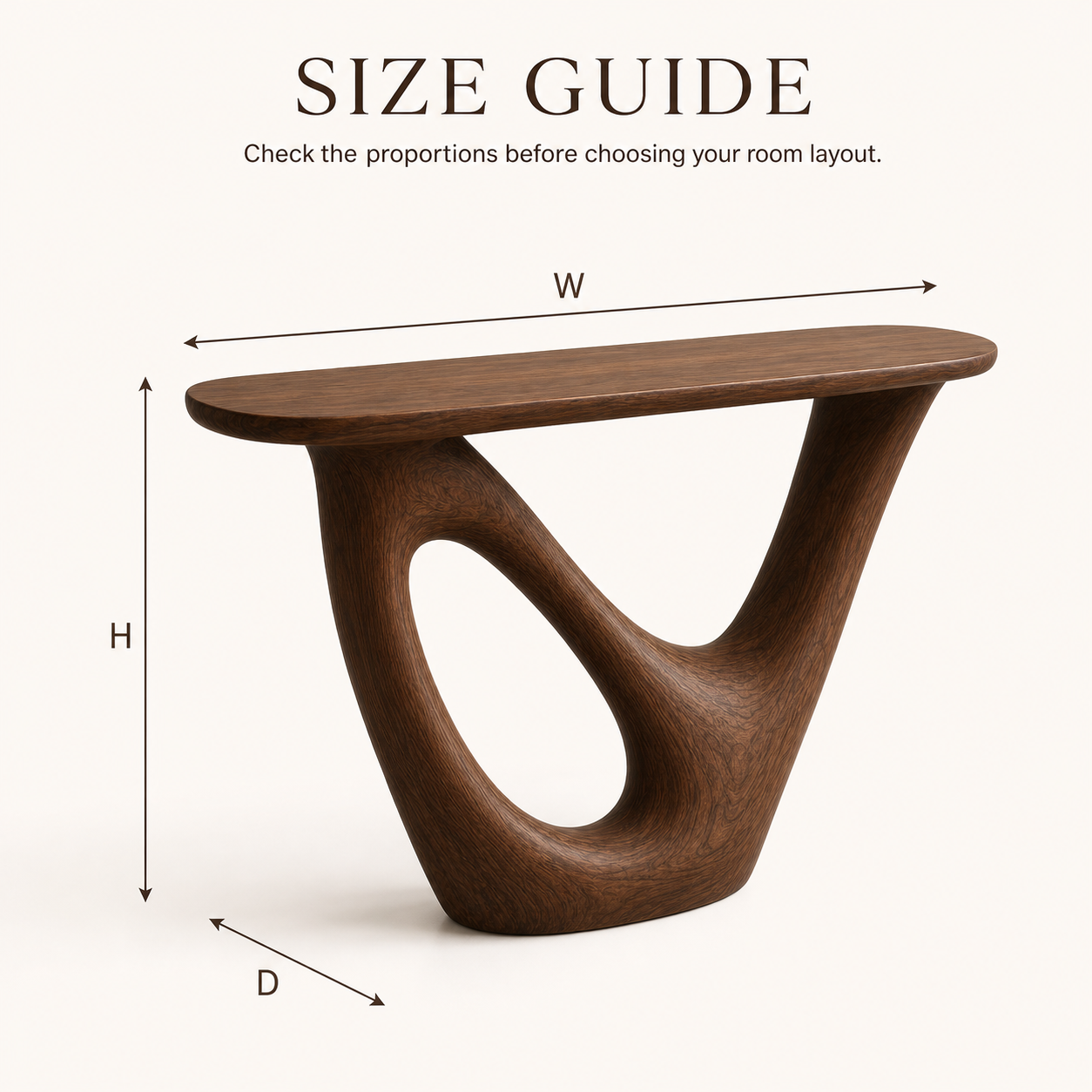 Liora Warm Walnut Console Table - Design 588 - product image 08