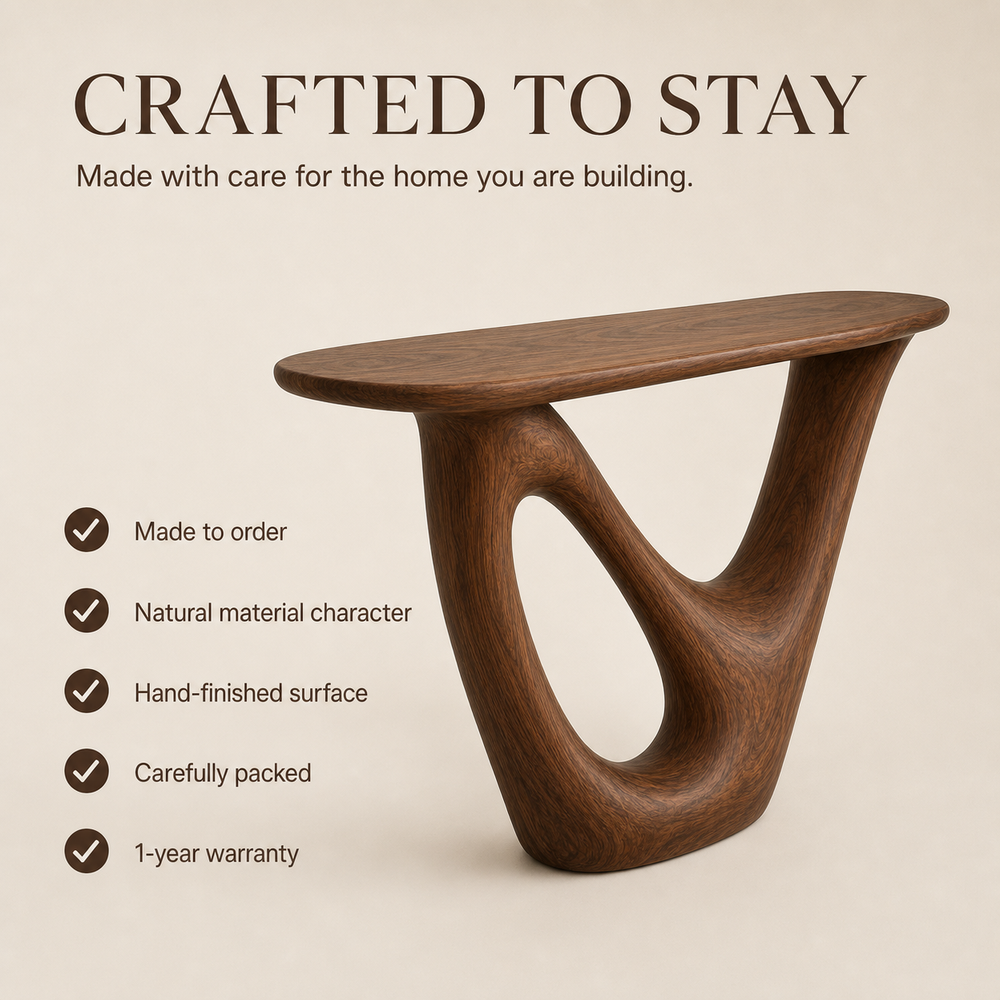 Liora Warm Walnut Console Table - Design 588 - product image 09