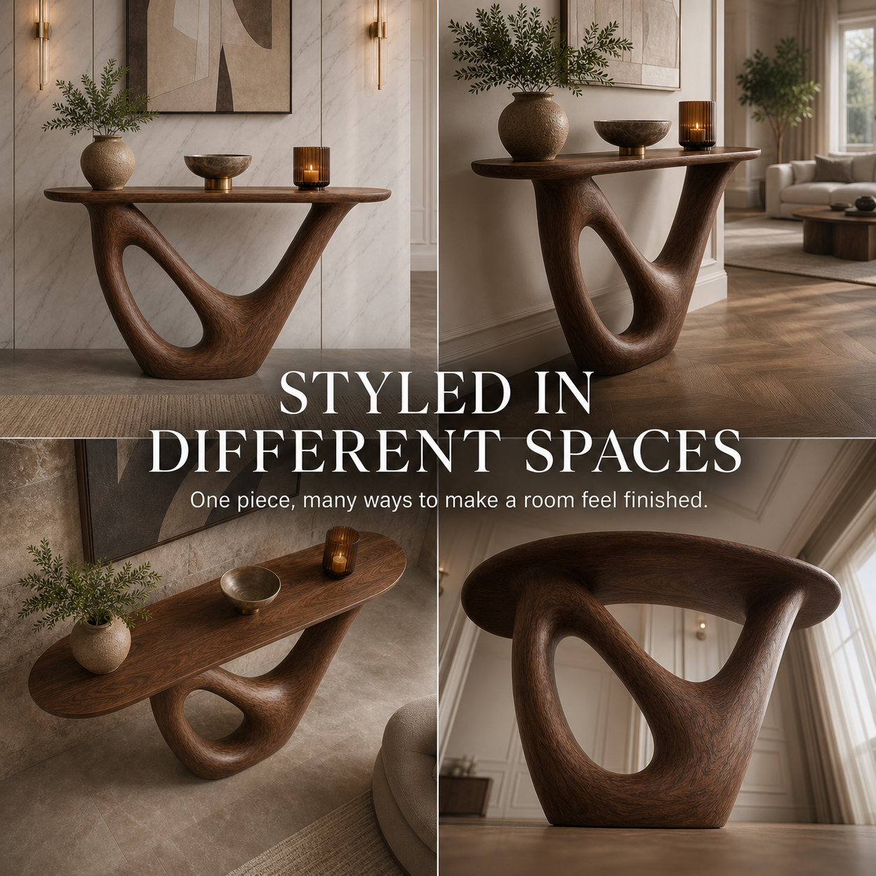 Liora Warm Walnut Console Table - Design 588 - product image 10