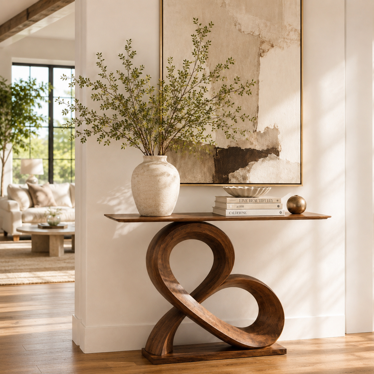 Rowan Hollow Form Console Table - Design 589 - main view