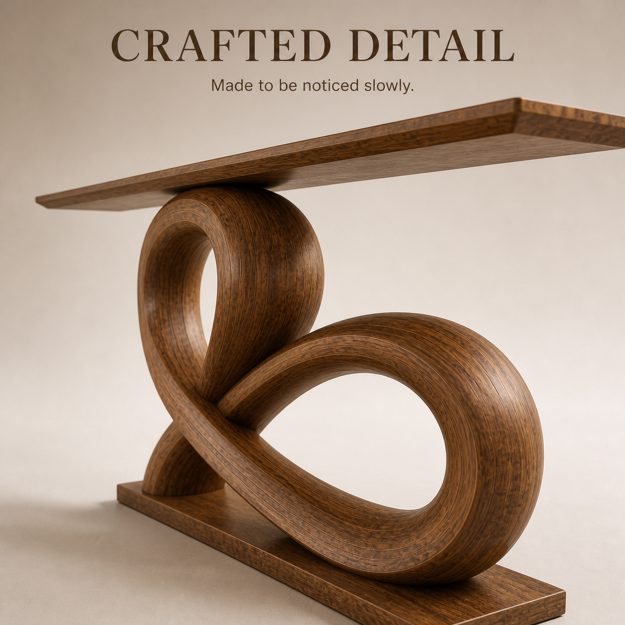 Rowan Hollow Form Console Table - Design 589 - product image 06