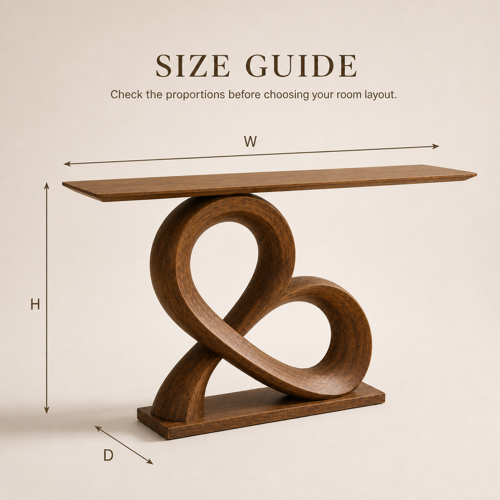 Rowan Hollow Form Console Table - Design 589 - product image 08