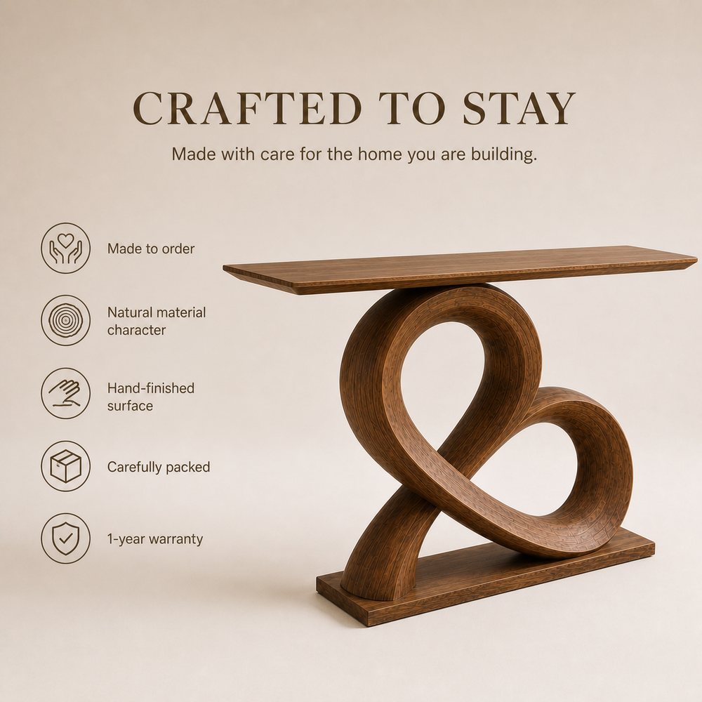 Rowan Hollow Form Console Table - Design 589 - product image 09