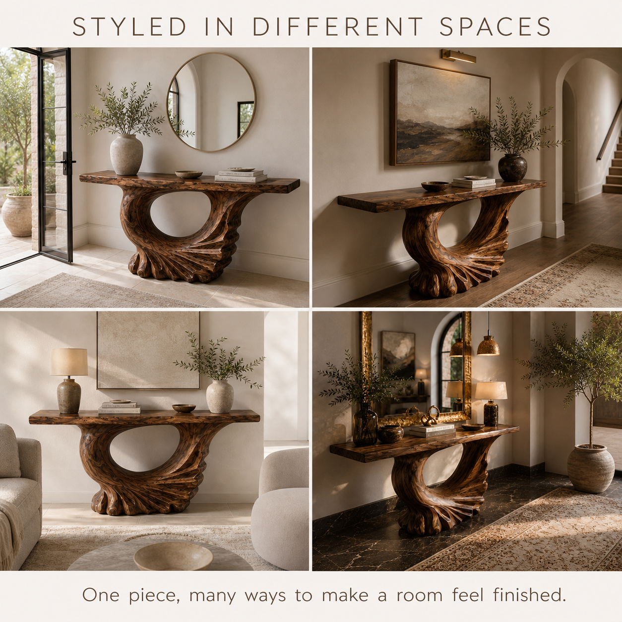 Caldera Organic Hall Console Table - Design 592 - product image 10