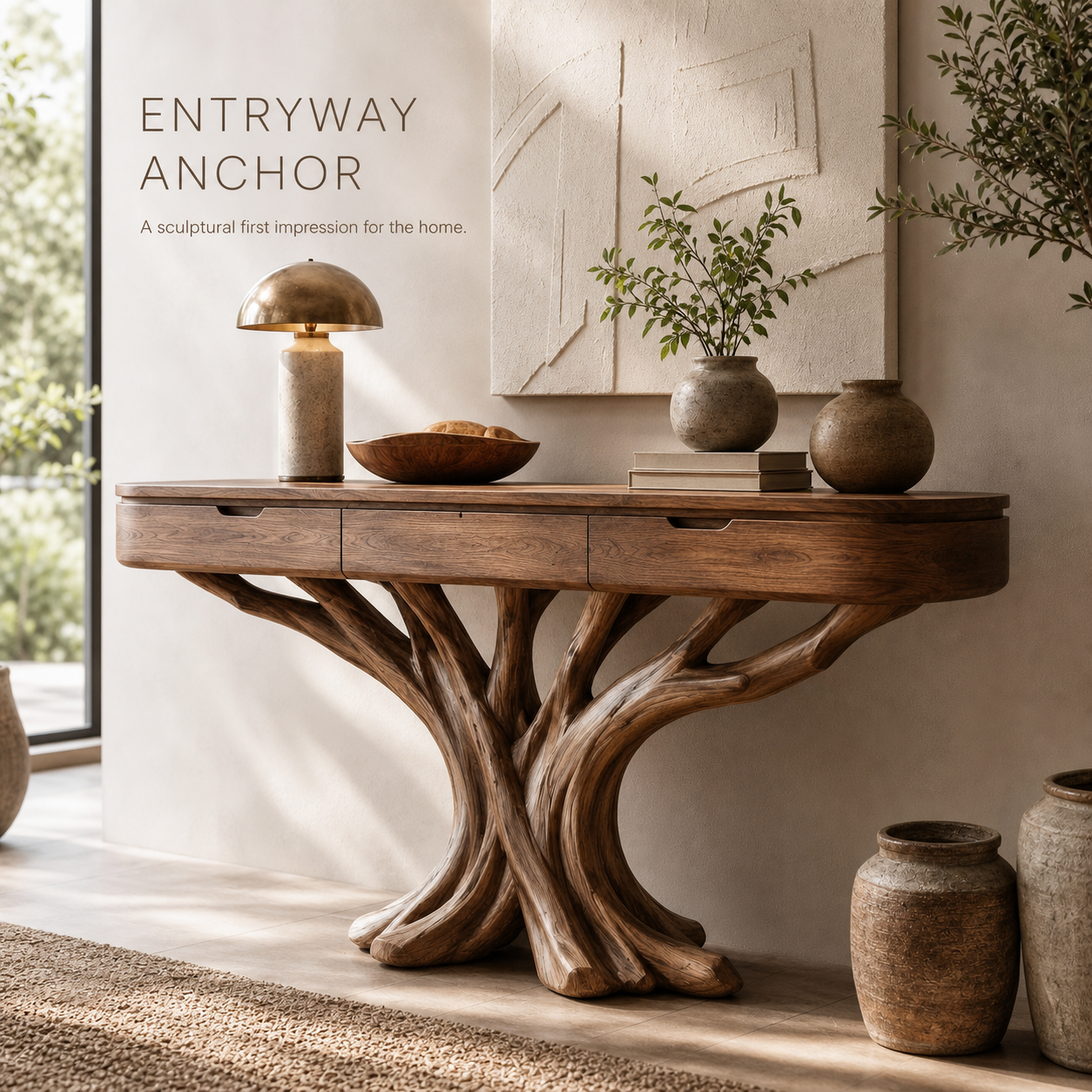 Veyra Soft Curve Console Table - Design 595 - product image 02