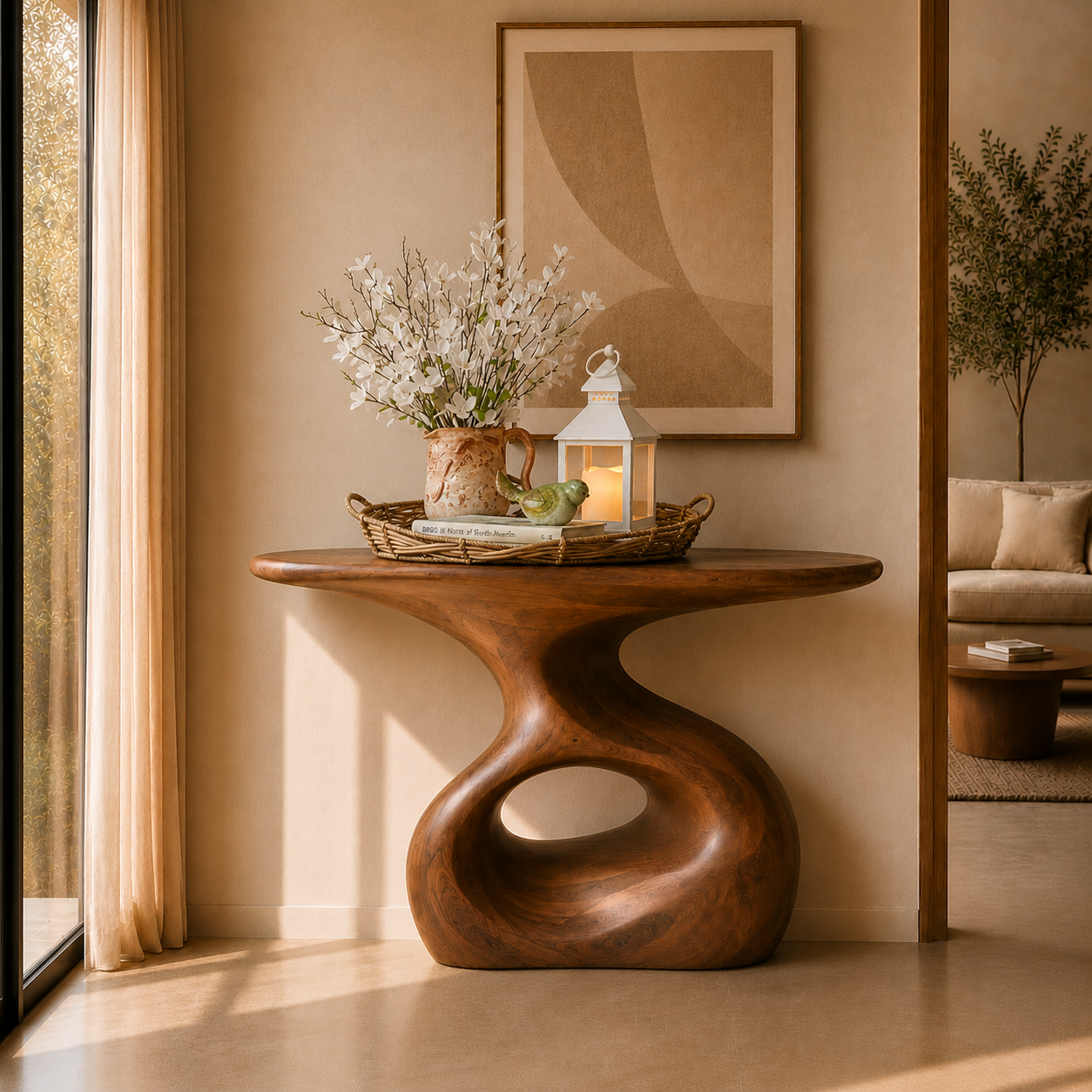 Nolan Arc Entry Console Table - Design 596 - main view