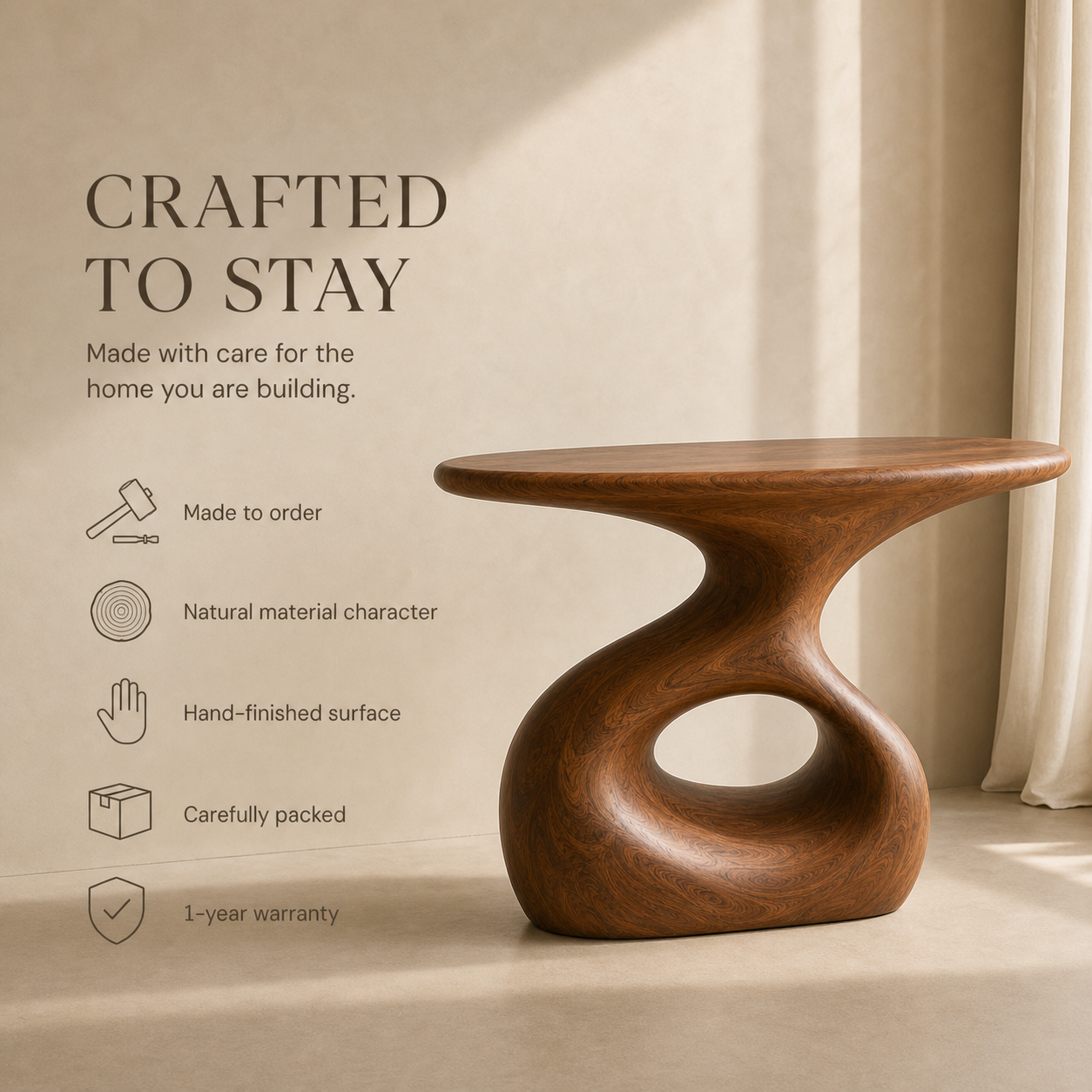Nolan Arc Entry Console Table - Design 596 - product image 09