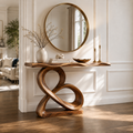 Liora Warm Walnut Console Table - Design 597 - main view