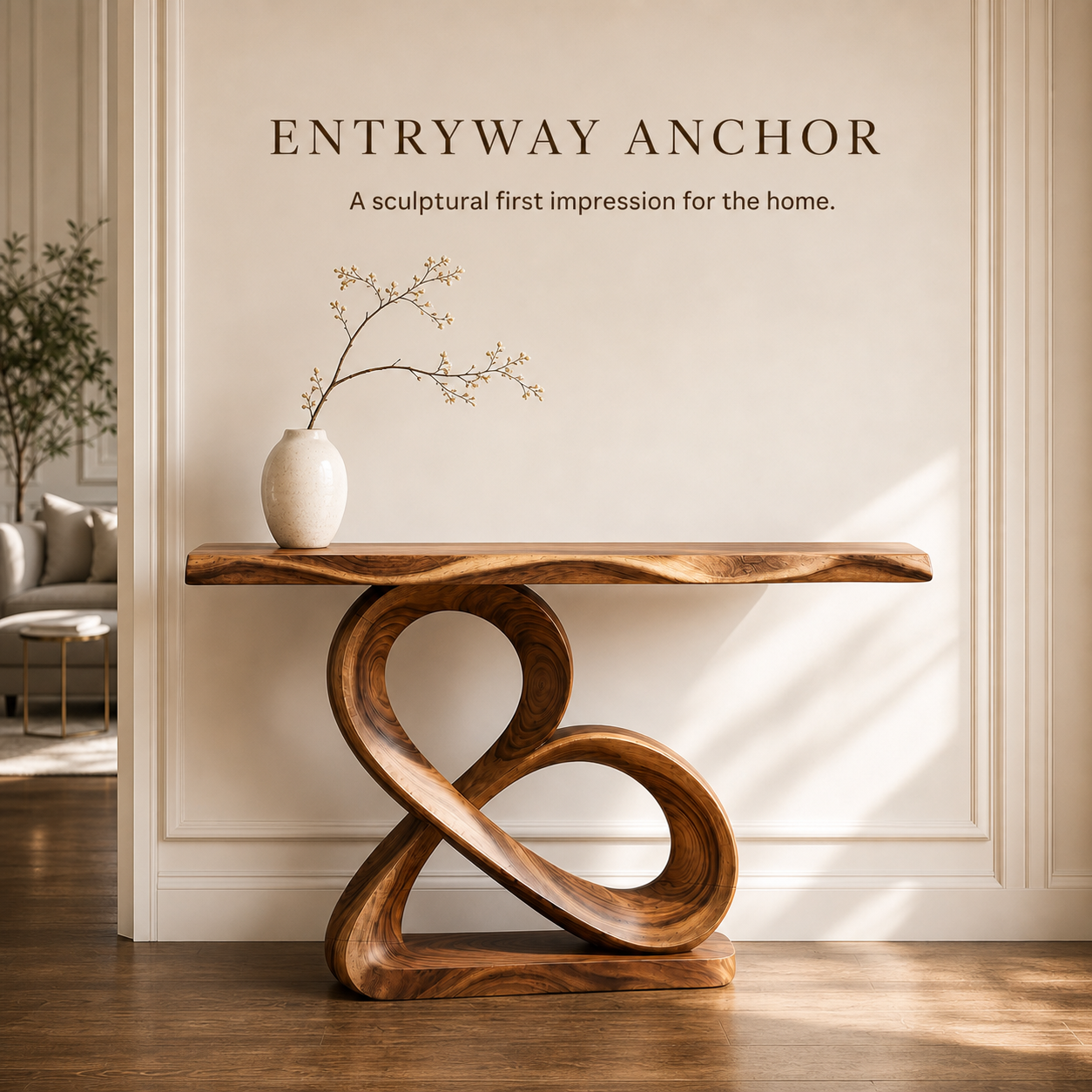 Liora Warm Walnut Console Table - Design 597 - product image 02