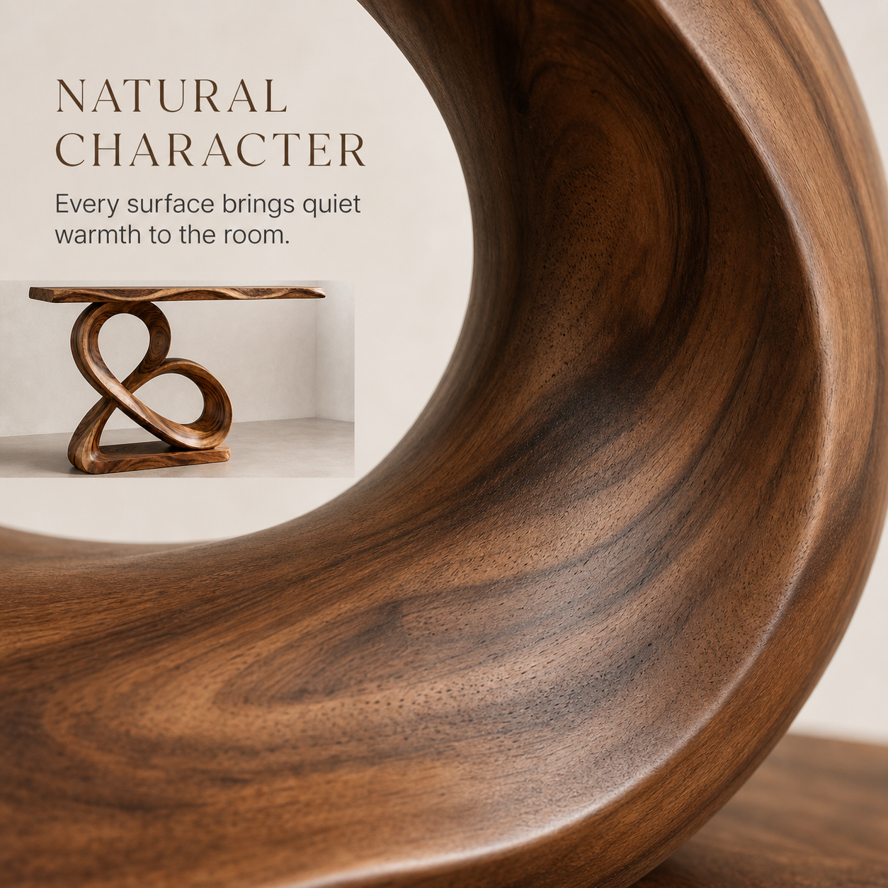 Liora Warm Walnut Console Table - Design 597 - product image 05