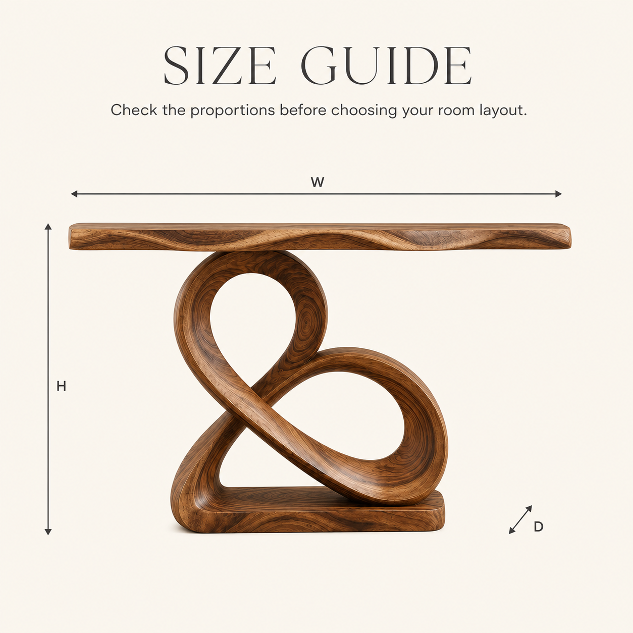 Liora Warm Walnut Console Table - Design 597 - product image 08