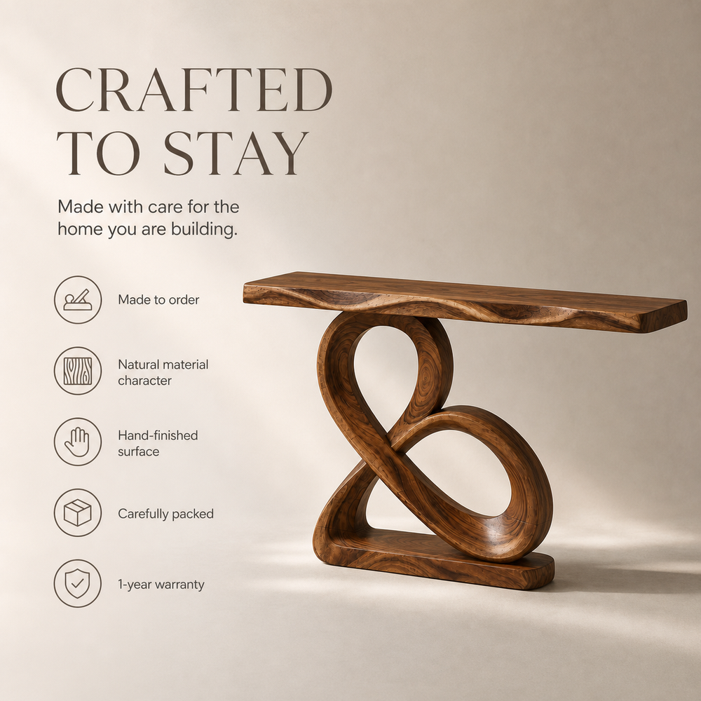 Liora Warm Walnut Console Table - Design 597 - product image 09