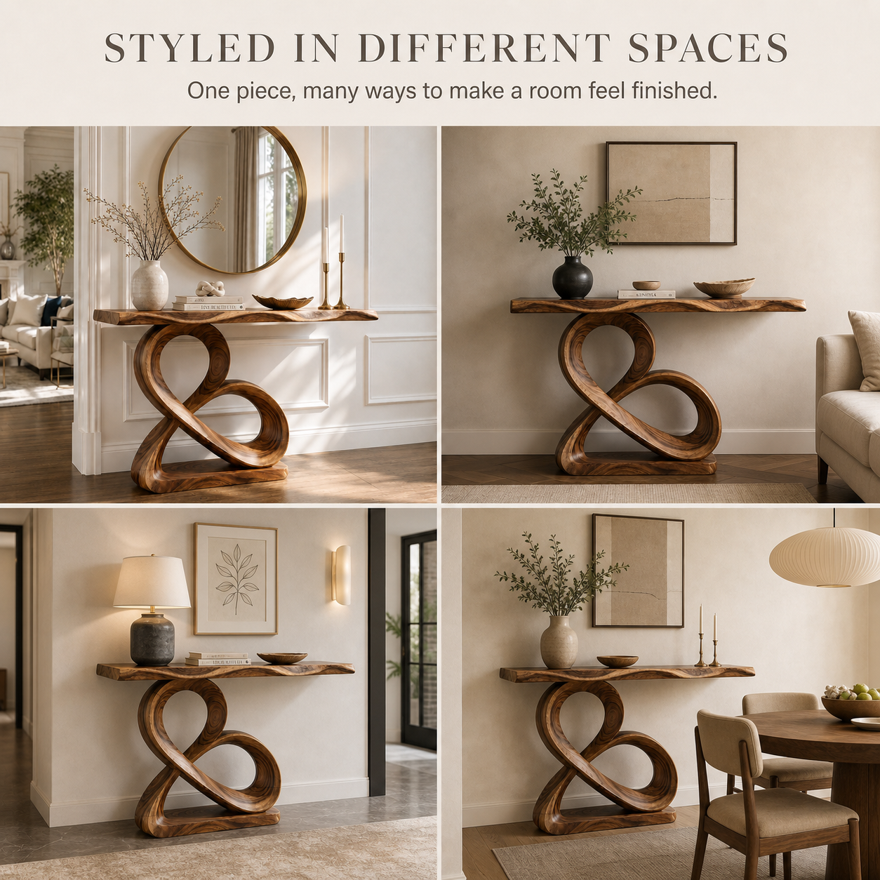 Liora Warm Walnut Console Table - Design 597 - product image 10