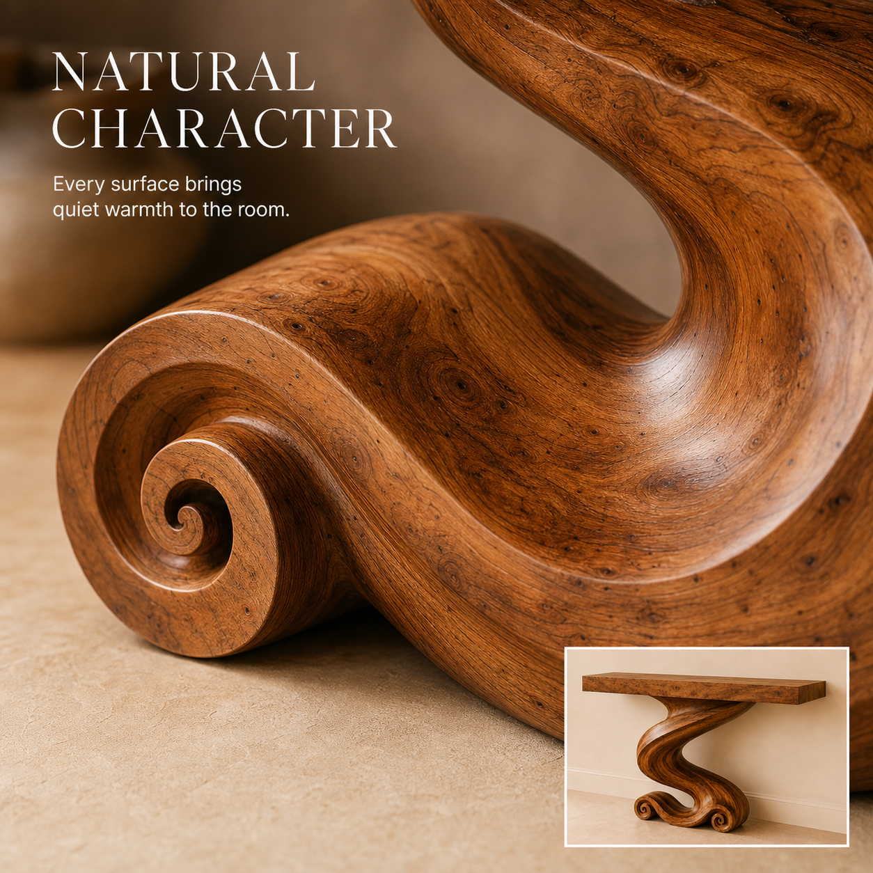 Rowan Hollow Form Console Table - Design 598 - product image 05