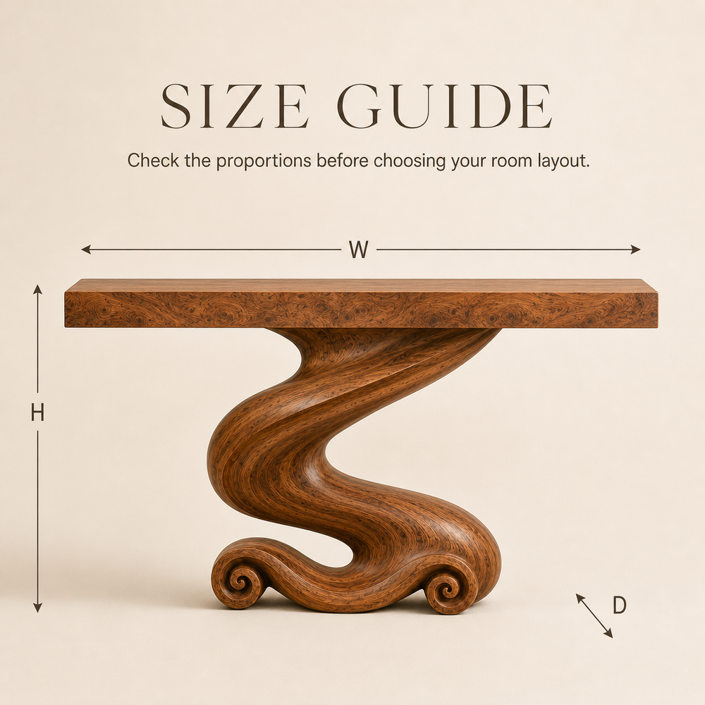 Rowan Hollow Form Console Table - Design 598 - product image 08