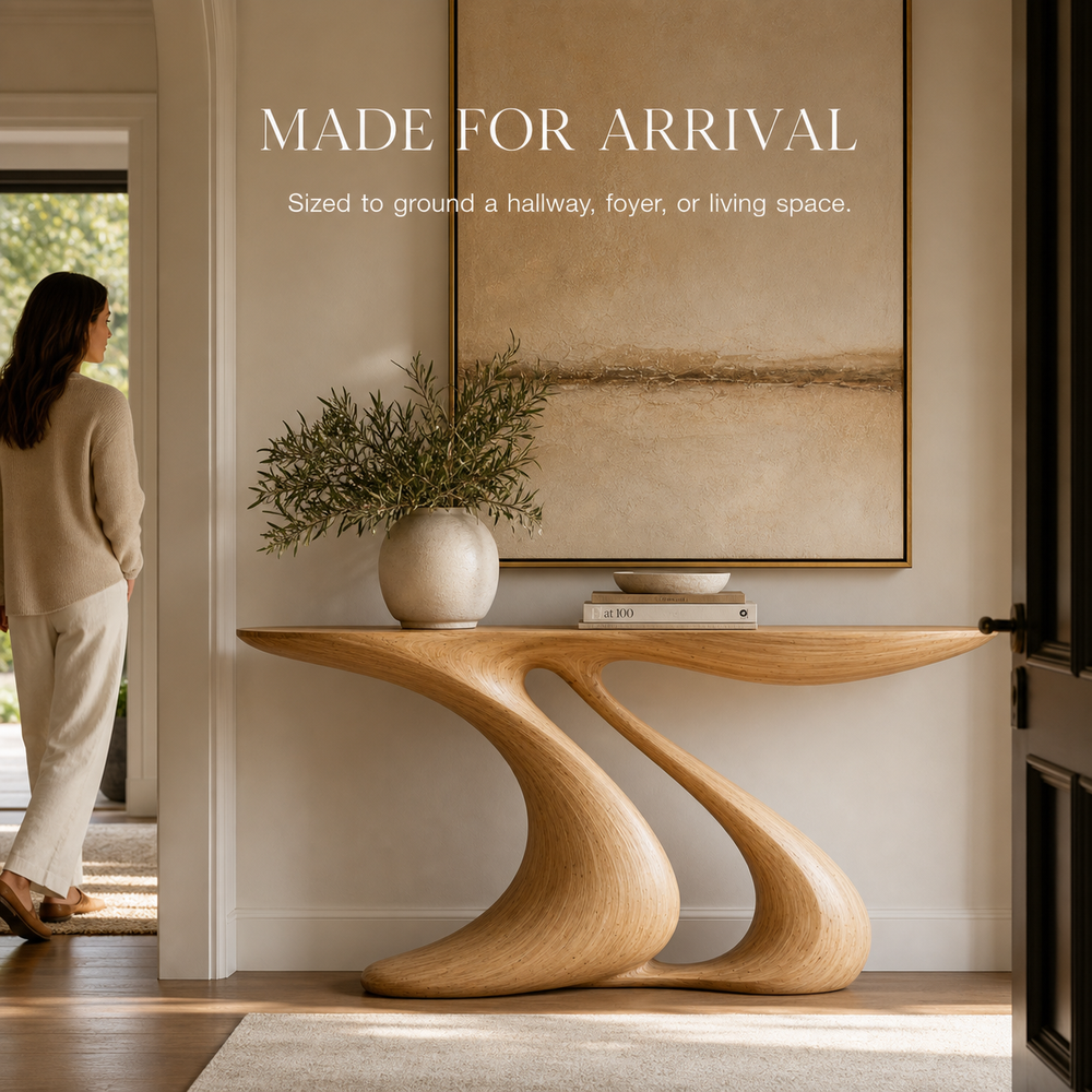 Brielle Sculpted Hall Console Table - Design 599 - product image 04