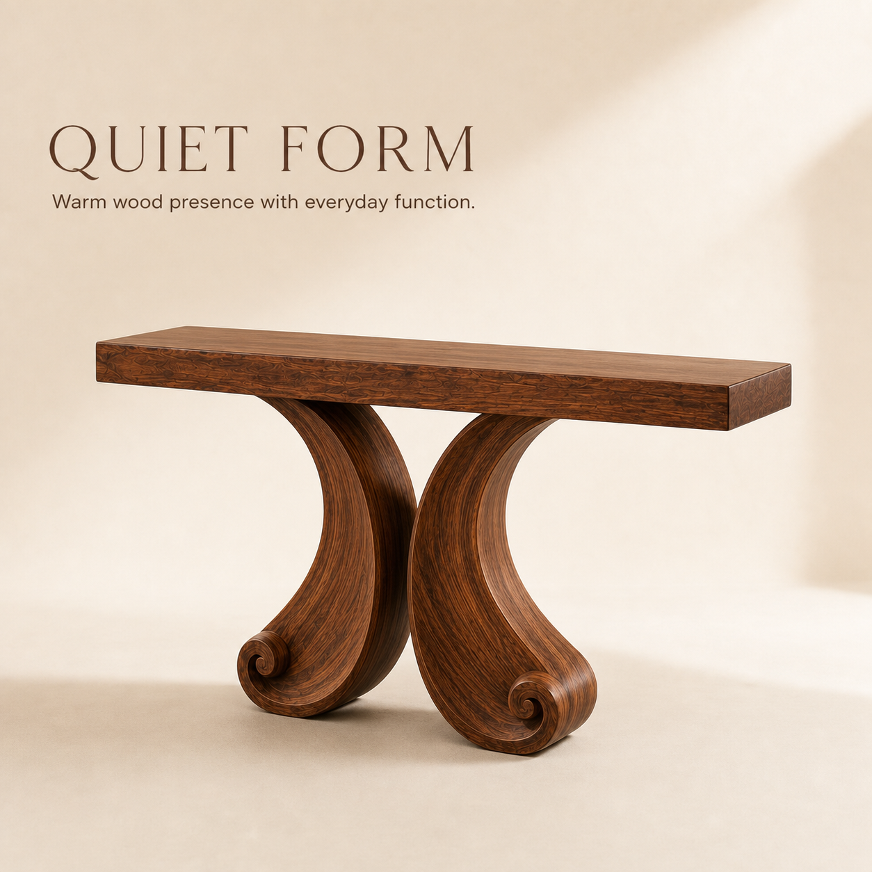 Orin Organic Modern Console Table - Design 600 - product image 03
